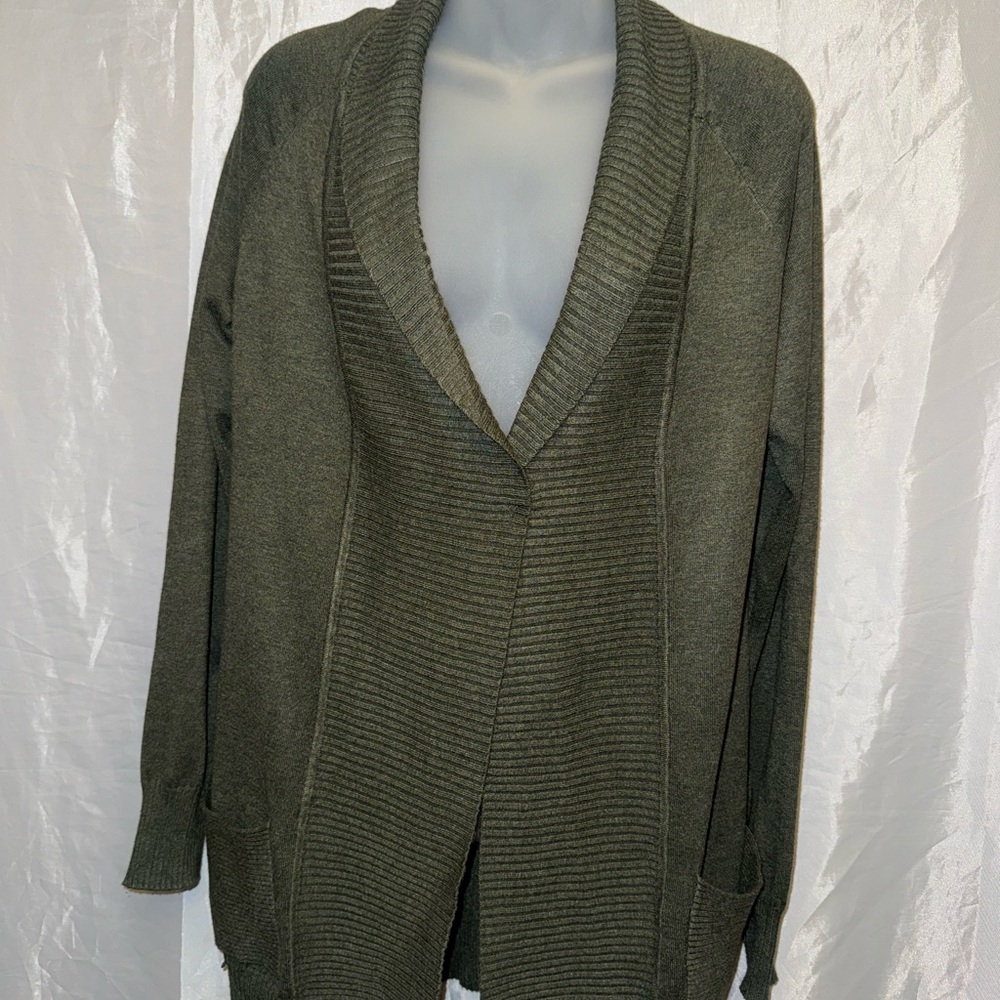 Natural Reflections Forest Green Knit Sweater
